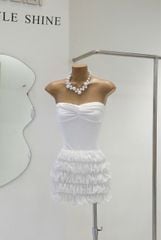 Set Bodysuit Quần Nhúng Bèo