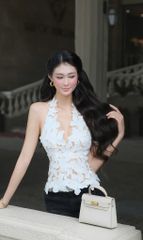 Áo Yếm Lưới Kết Hoa