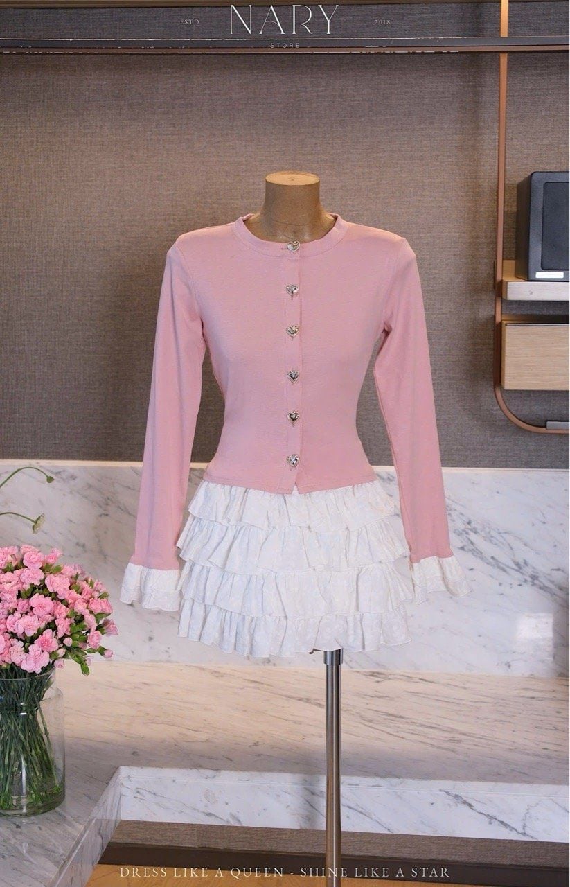 Set Áo Tay Loe Cv Xô