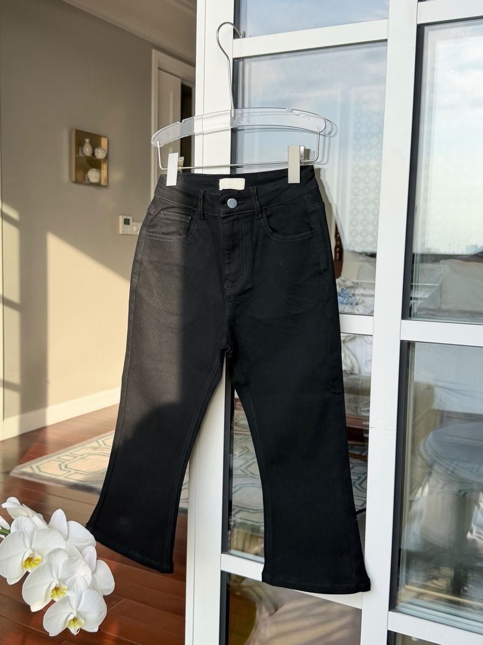 Quần Jean Lửng Basic