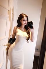 Body Viền Ren Xẻ Sau