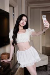 Set Babydoll Tay Phồng