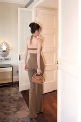 Set Yếm Hở Lưng Charm Hoa
