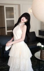Đầm Cổ Yếm Ren Tầng