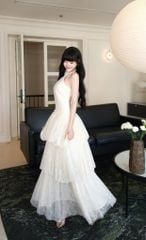 Đầm Cổ Yếm Ren Tầng