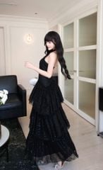 Đầm Cổ Yếm Ren Tầng