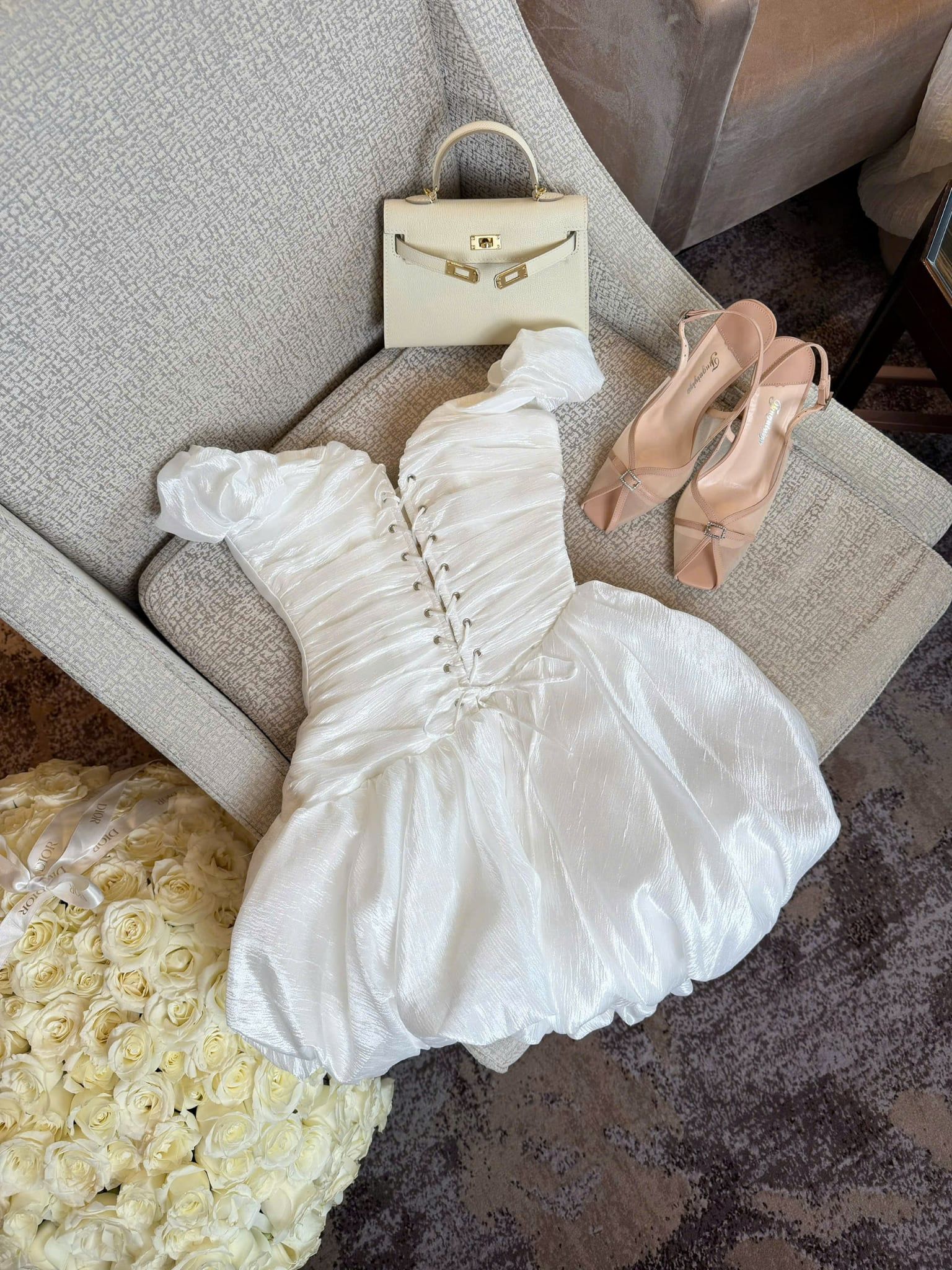 Đầm Voan Bí Đan Dây