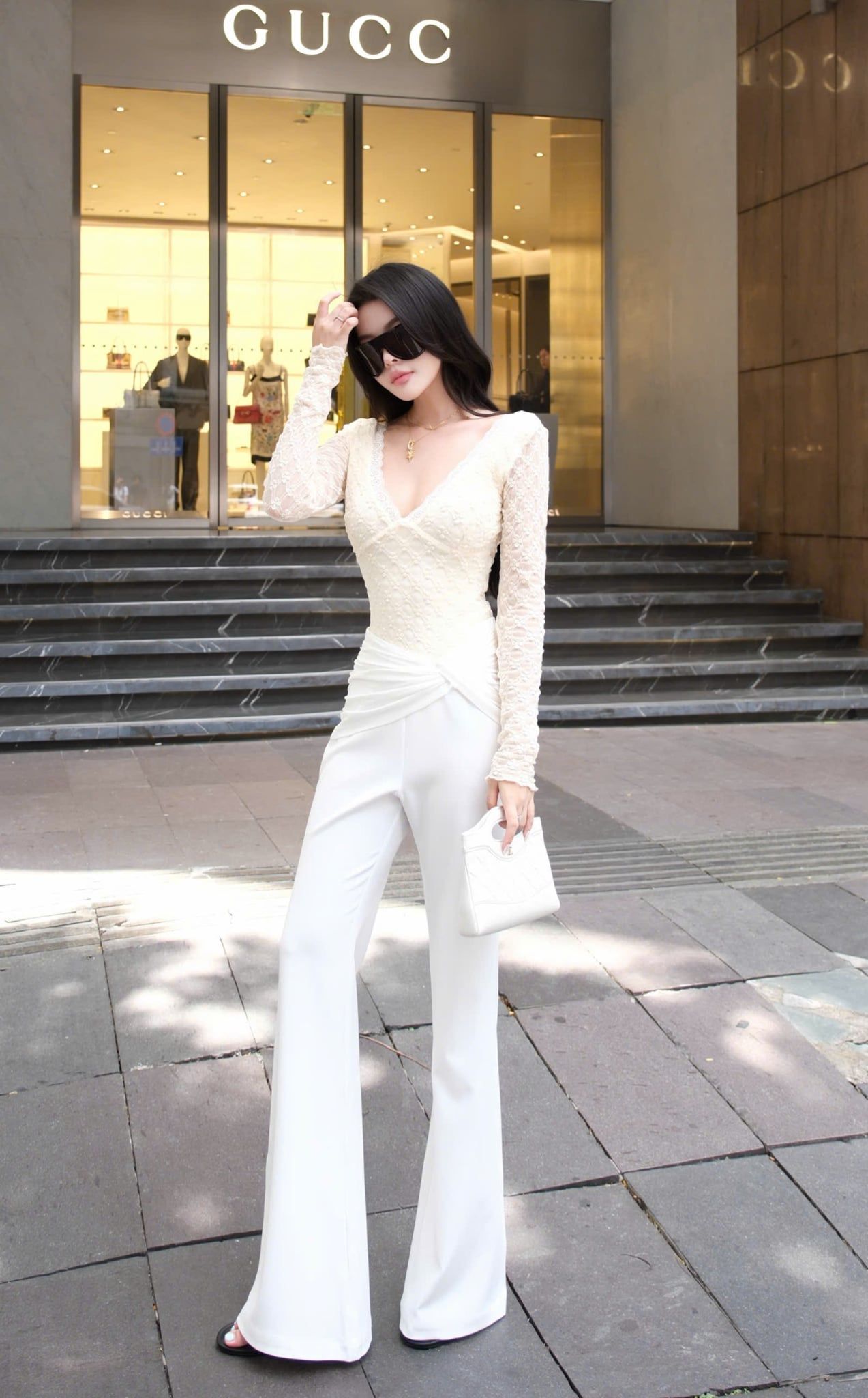 Quần Tây Loe Xoắn Eo