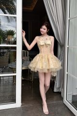 Đầm Xòe SN Đính Nơ