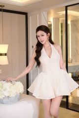 Đầm Yếm Ren Viền Bèo