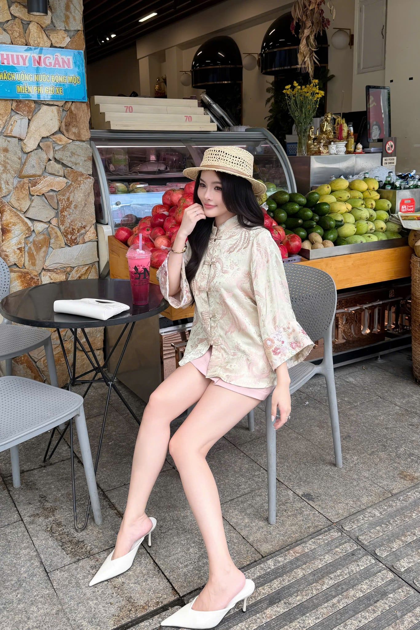 Áo Lụa Hạc Hoa