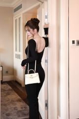 Áo Bodysuit Cổ Tim Viền Ren
