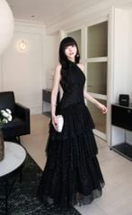Đầm Cổ Yếm Ren Tầng