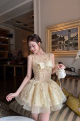 Đầm Xòe SN Đính Nơ