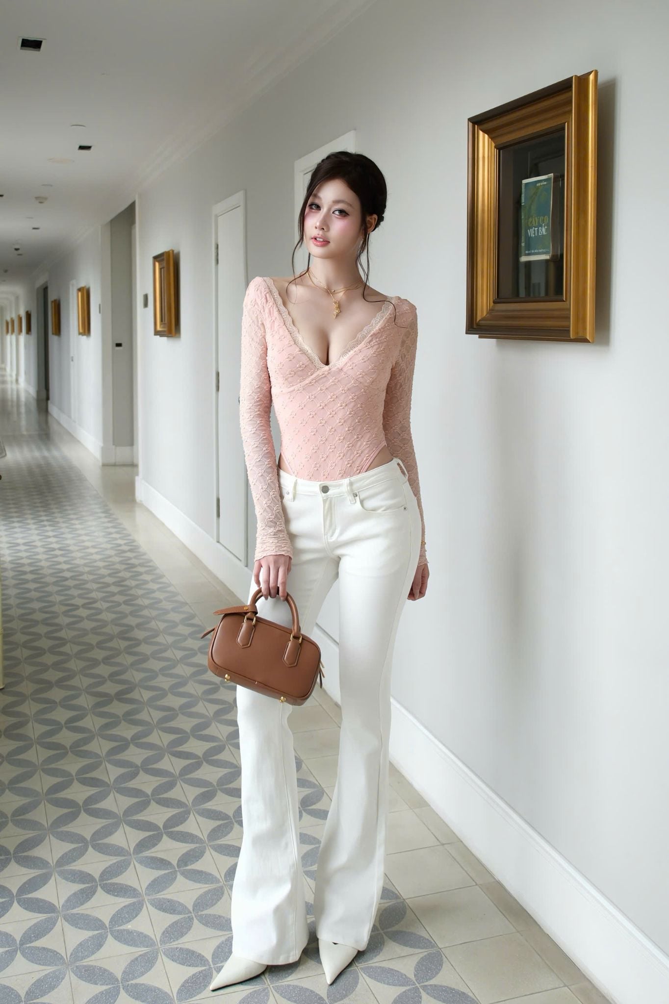 Áo Bodysuit TD Cổ Tim