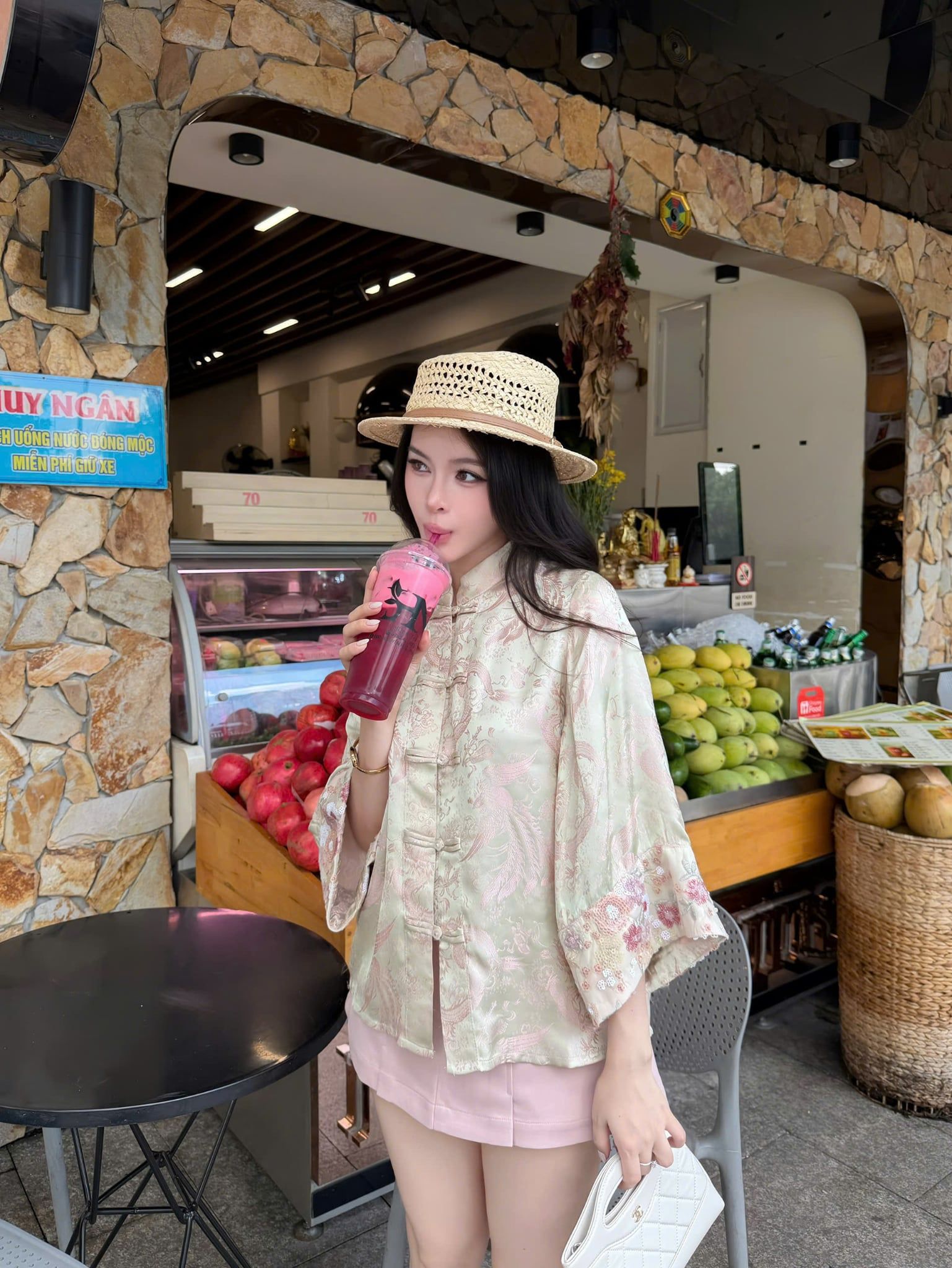 Áo Lụa Hạc Hoa