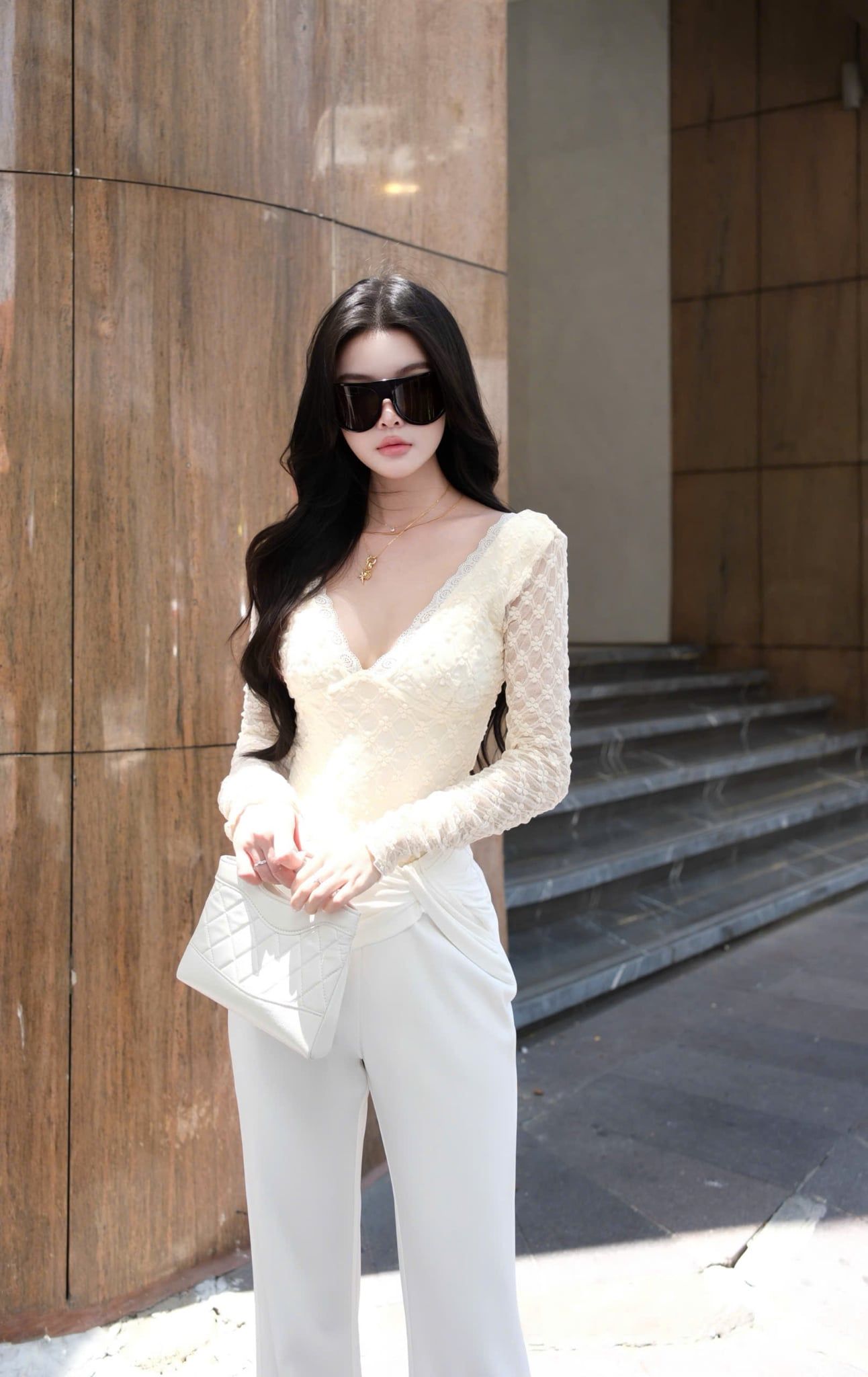Quần Tây Loe Xoắn Eo
