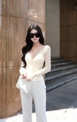 Quần Tây Loe Xoắn Eo