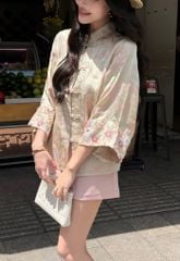 Áo Lụa Hạc Hoa