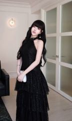 Đầm Cổ Yếm Ren Tầng
