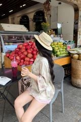 Áo Lụa Hạc Hoa