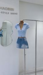 Áo Thun Cổ SM Tay Con