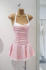 Đầm Yếm Hoa Nhí Viền Ren