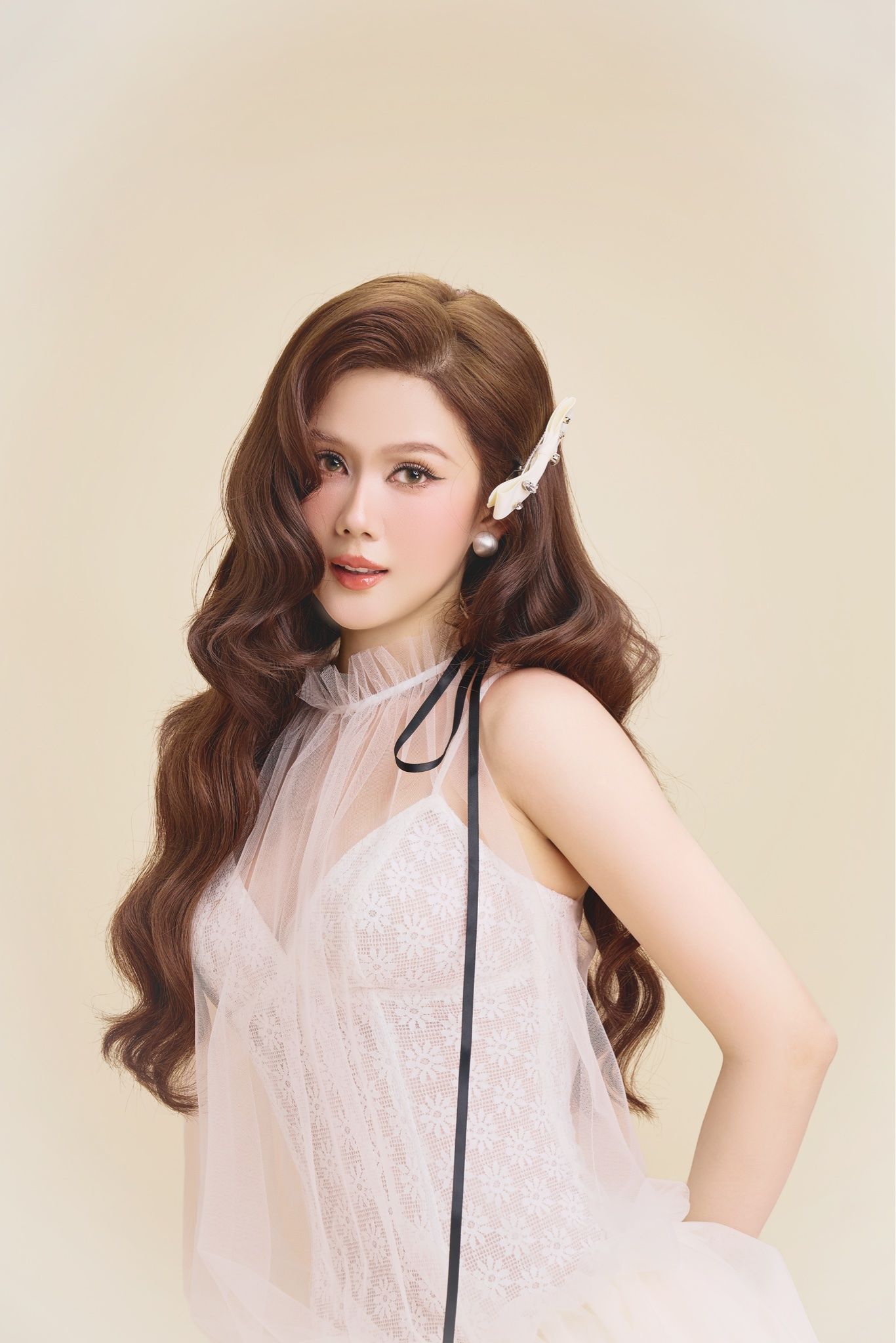 Đầm Lưới SN Phối Ren