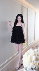 Đầm Babydoll Tầng Viền Đá