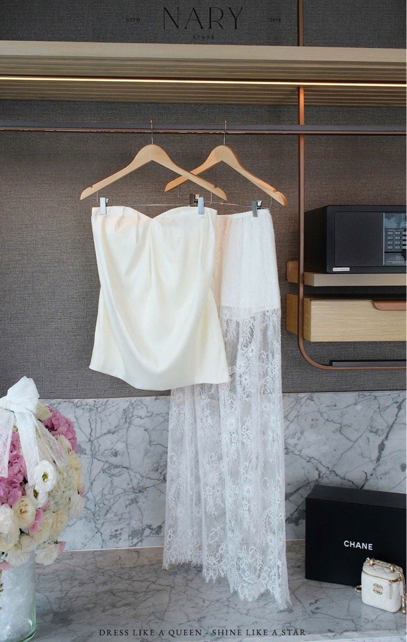 Set Cup Lụa Cv Ren