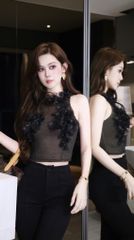 Áo Lưới SN Đính Hoa