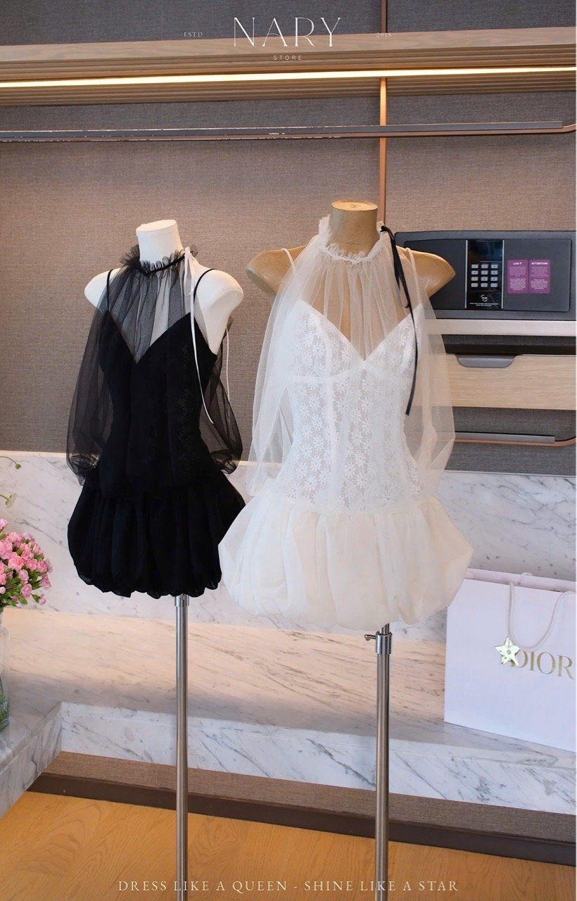 Đầm Lưới SN Phối Ren