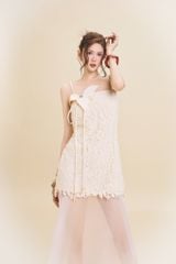 Maxi 2S Ren Hoa Phối Voan