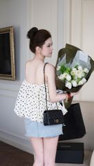 Áo Ống Bí Chấm Bi