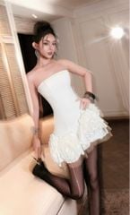 Đầm Cup Kết Hoa Tà Xéo