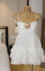 Đầm 2S Voan Xòe Kèm Charm