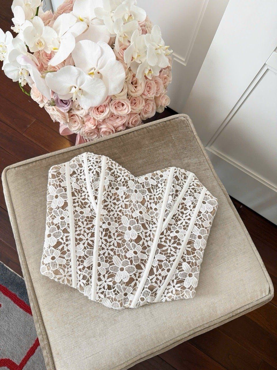 Áo Cup Lưới Ren Hoa