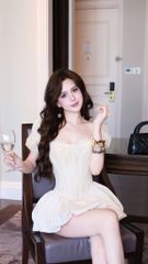 Đầm Ren Bí Tay Phồng