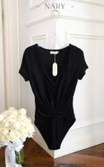 Áo Bodysuit Nhúng Phối Ren