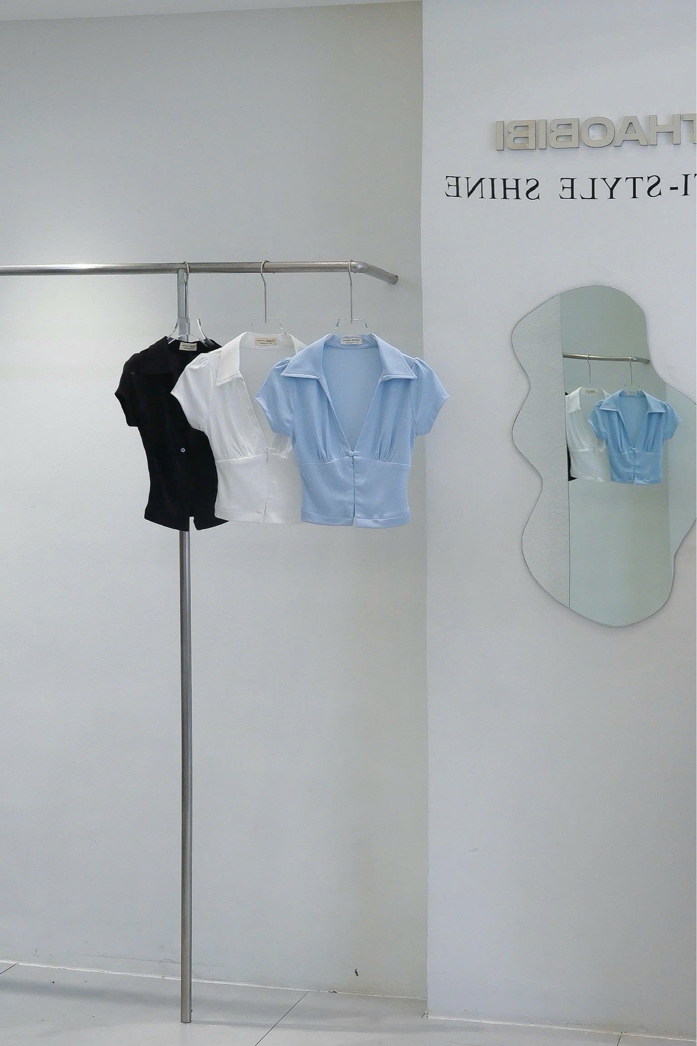 Áo Thun Cổ SM Tay Con