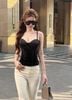 Áo Corset Nhung Đan Dây Sau