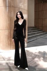 Quần Tây Loe Xoắn Eo
