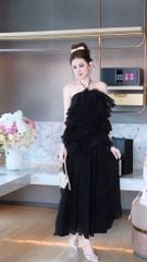 Đầm Yếm Voan Tầng Kèm Charm