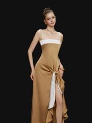Đầm 2S Lụa Cột Eo