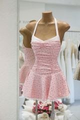 Đầm Yếm Hoa Nhí Viền Ren