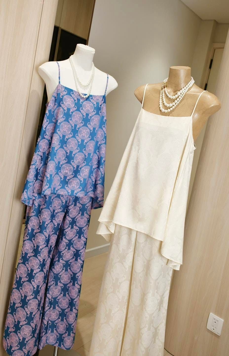 Set Lụa 2S Họa Tiết