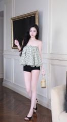 Áo Ống Bí Chấm Bi