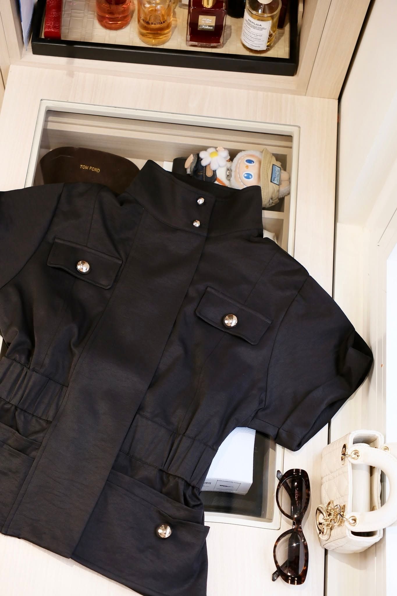 Áo Turtleneck With Patch Pocket