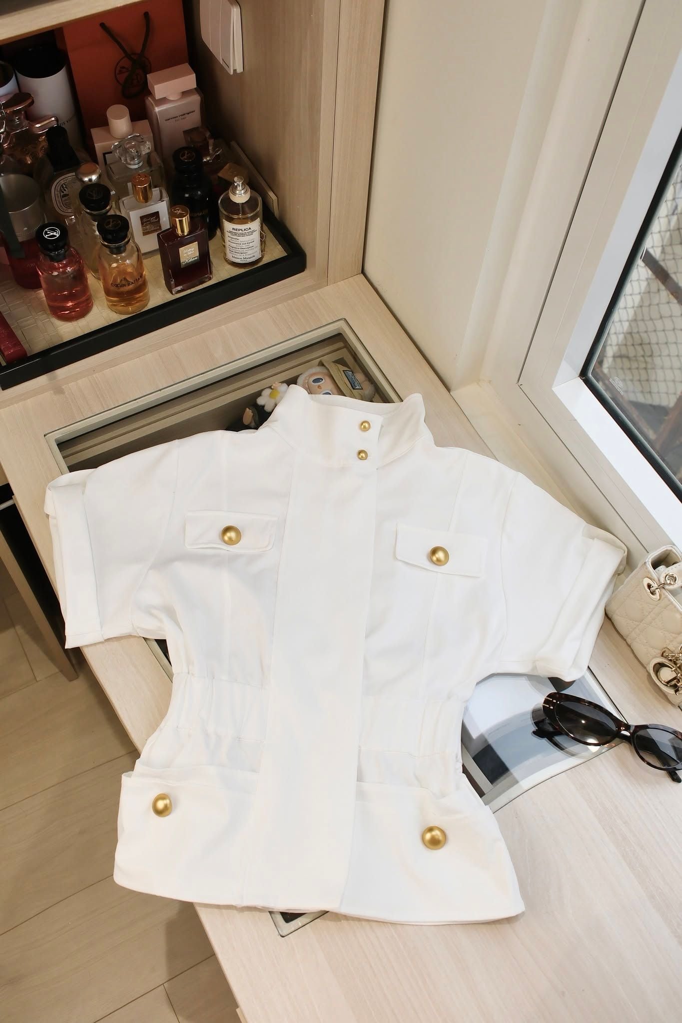 Áo Turtleneck With Patch Pocket