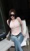 Áo Yếm Voan Corset Viền Đá